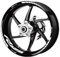 Motorrad-Radnabenaufkleber Reflektierender Motorradfelgenaufkleber Für Yamaha YZF R125 YZFR125 YZF-R125 Felgenaufkleber Felgenaufkleber Radnabenaufkleber Felgenrandaufkleber(Farbe 2)