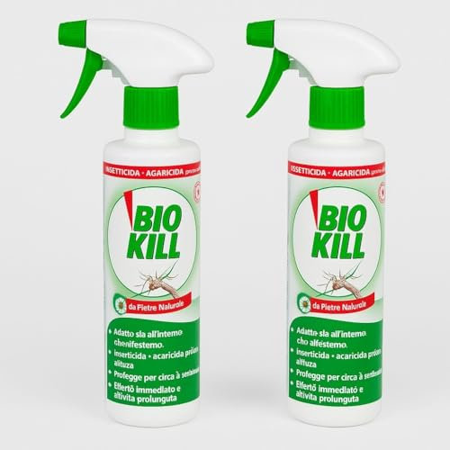 Bio Kill da piretro Naturale - Insetticida/Acaricida 375 ml (2 x 375 ml)