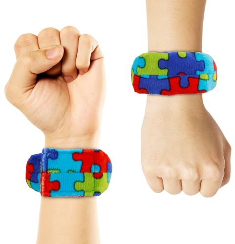 Sensorische gewichtete Armbänder für Kinder, tiefer Druckeingang für SPD/ADHS/Autismus, gewichtete Armbänder zur Entwicklung von Kraft und Stabilität, sensorisches Spielzeug für Kinder mit Autismus, 2