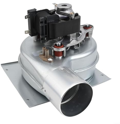 Ventilador de Chimenea de 35 W con Resistencia a Altas temperaturas y bajo Ruido, Ventilador de Horno de calefacción de Metal de 220 V para Estufas y chimeneas