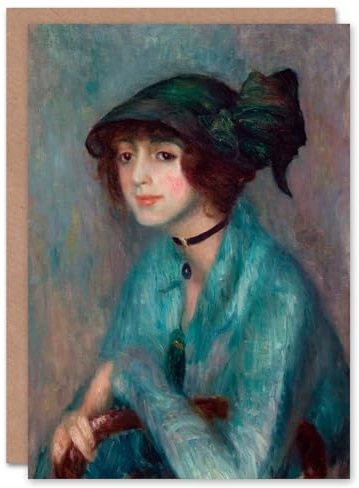 Artery8 William James Glackens Art Card The Brunette Woman Portrait