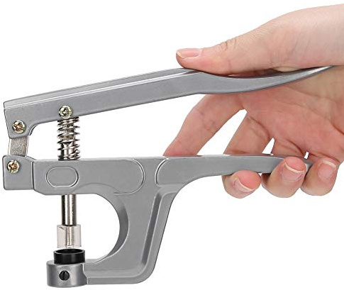 Changor Pinces à Main, Outils D'installation Durables en Aluminium pour Bouton-pression en Résine Plastique, Simples à Utiliser pour les Amateurs de Bricolage, 7 Pièces