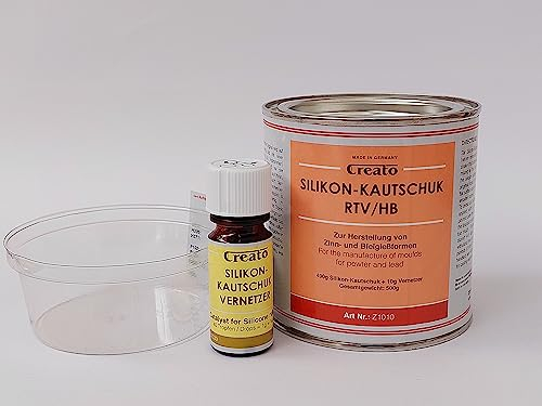 Silikon Kautschuk RTV-HB (hitzebeständig) 500gr. inkl. Vernetzer