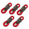 5 x 10m Male to Female XLR Mic Leads/Balanced Microphone Cables / 8 Colours/Multi-Packs Red