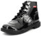 Kickers Kick col, Stivali Combat, Noir (Noir Vernis Perm 83), 42 EU