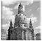 Kühlschrankmagnet Dresden - 5 x 5 cm - Magnet mit Fotokunst-Motiv: Frauenkirche