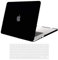 TECOOL Hülle Kompatibel mit Alten MacBook Pro 13 Zoll Retina 2015 2014 2013 2012 (A1502 A1425), Ultradünne Schutzhülle Hartschale Case mit Tastaturschutz (EU Layout), Schwarz