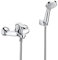 Roca,Victoria,Grifería monomando exterior baño-ducha con inversor automático, ducha de mano, flexible de 1,70 m. y soporte de ducha articulado,A5A0125C02