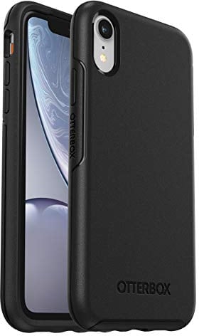 OtterBox Symmetry Case for iPhone XR, Shockproof, Drop proof, Protective Thin Case, 3x Tested to Military Standard, Black, No Retail Packaging