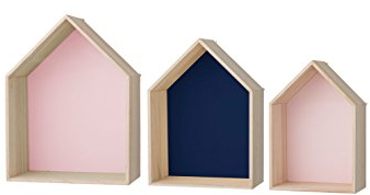 Bloomingville Holzhaus Regal Set