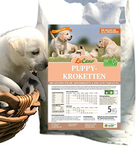 LuCano 5 kg Welpen - Puppy für kleine und mittelgroße Hunde | Premium Trockenfutter bis 12 Monate Welpenfutter