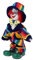 KESOTO Lustige Stehende Porzellan Puppe mit Clown Kostüm, Ornament für Halloween Haus Tisch Dekoration - # 6