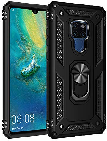 BestST Hülle für Huawei Mate 20X Hülle 360 Grad Handyhülle Bumper Case Robust Cover [Ultra Hybrid Schutzhülle ]+ Displayschutz für Huawei Mate 20X Schwarz