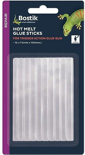 Bostik Mini Hot Melt Glue Sticks 10 Pieces Pack
