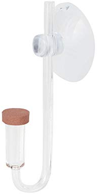 Fockety Kohlendioxid-Diffusor, unsichtbares Mini-Rückschlagventil, mit Saugnapf, Stabiler Leistung Aquarium CO2-Diffusor, langlebig für Aquariumpflanzen Aquarium