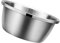Cabilock Stainless Steel Sage Green Washing up Bowl Large Round Sink Drainer Mixing Bowl for Kitchen Vegatable Basin