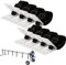 Kit de fixation de bobine de bâche solaire pour piscine avec 8 sangles adhésives en nylon et languettes, 8 plaques de cordon, 8 boucles
