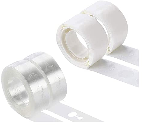 Andiker Klebepunkte, Ballon und Ballon-Set, Ballon-Tape, Kette, mit doppeltem Löchern, für Bogengirlande, Ballon, Klebeband, doppelseitiges Loch für Party, Geburtstag, Hochzeit, Weihnachten