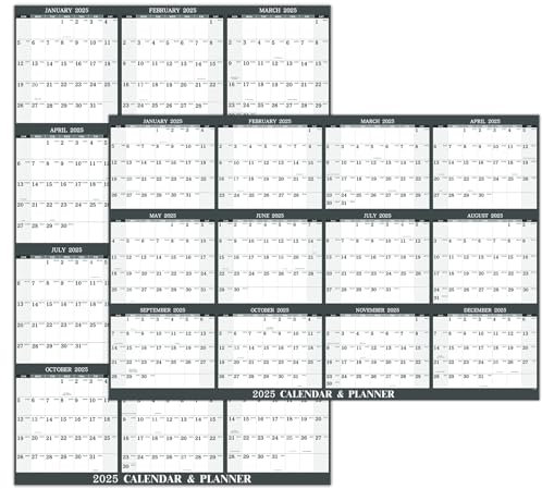 2024 trocken abwischbarer Kalender – Jahreswandkalender 2024, JAN 2024 – DEC 2024, Jahreswandkalender 2024 mit Julianischem Datum, 87,9 x 58,2 cm, großer trocken abwischbarer Kalender für Wand,