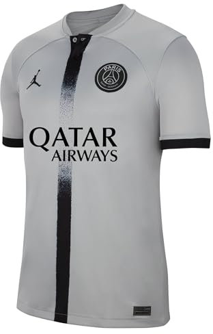 Nike Herren Stad T Shirt, Lt Smoke Grey/Black/Black, XXL EU