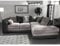 New Luca Black and Grey Fabric and Leather Corner sofa | 3-4 Seater Corner Sofa (Right Hand Facing)