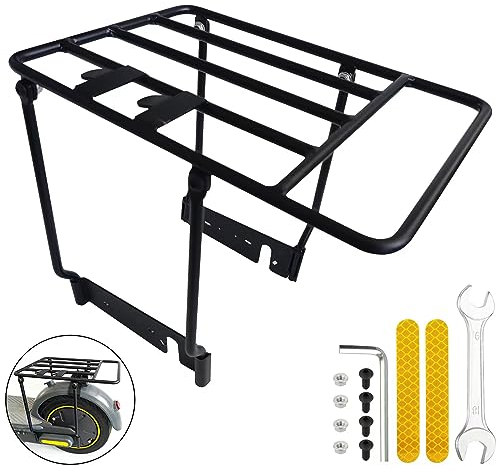 E Scooter Gepäckträge Hinten Rack Kompatibel mit MAX G30 Essential Elektroroller Verdickter Stahl solide hinten Rack Lagerung Rack Elektroroller Zubehör