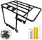 E Scooter Gepäckträge Hinten Rack Kompatibel mit MAX G30 Essential Elektroroller Verdickter Stahl solide hinten Rack Lagerung Rack Elektroroller Zubehör