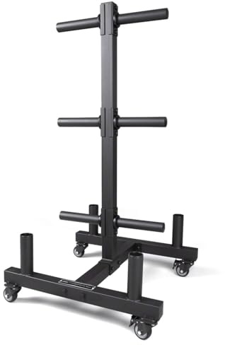 Sport-Tec Bumper Plate Rack für Olympia Scheiben + Stangen LxBxH 73,5x62,5x118,5 cm