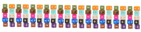 Gadpiparty 100 STK Arith Metis Che Würfel Minus-pluszeichen-würfel Requisiten Für Den Mathematikunterricht 10 Rahmenwürfel Mathe Lernwürfel Geschichte Würfel Große Würfel Cosplay Kind Acryl