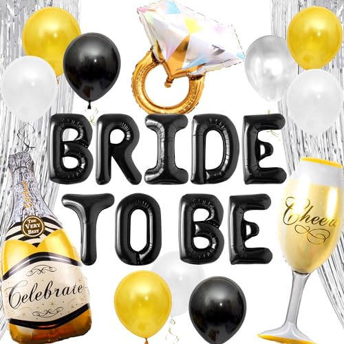 JeVenis Bride to Be Bridal Dusche Dekoration Gotische Junggesellen Dekoration