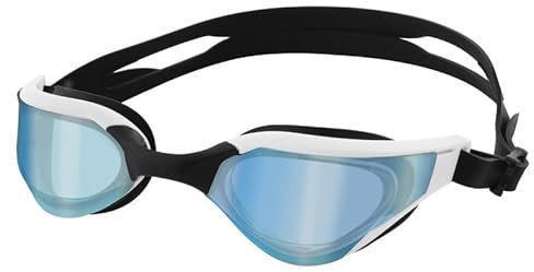 SEAC Rocket, an open water Swimming and Pool Goggles for Men and Women, black/white LS