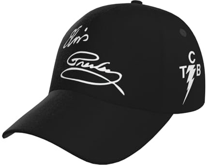 Fashion Sänger Rock-Presley Baseball Cap Unisex Hip Hop Hut Verstellbare Kappe für Erwachsene Teenager Klassische Snapback Hüte, 13, One size
