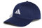 adidas Unisex Baseball Cap Cotton New Logo, Dark Blue/White, M