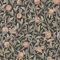 William Morris At Home Bird & Pomegranate Charcoal Vliestapete 10mx52cm | | Einfach anzubringen und zu Entfernen 1005 x 52