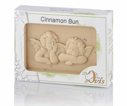 Schafmilchseife Ovis Verpackt 100g Cinnamon Bun Zimt Naturseife Seife Schafmilch Ohne Zusätze Empfindliche Haut Reinigung und Pflege