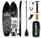 MATCHU - Stand Up Paddling Board – Sup Board – Komplettset - T/M 150 KG belastbar - 320x81x15 cm - Anti-Rutsch - Soft Foot Deck (Aqua Camo - Schwarz/Blau)