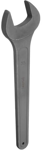 sourcing map Single Open Ended Spanner Wrench, 55mm (2 3/16-inch), Thicken Carbon Steel Open End Wrench Tool for Automotive Repair and Furniture Assembly, Grey