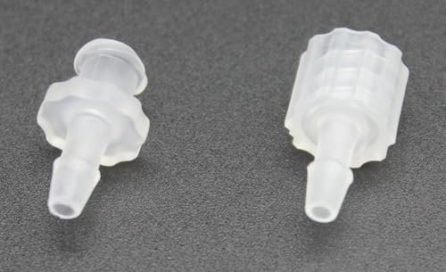 PP-Schlauchstutzen-Adapter, 50 Stück, 0,3 cm männlich und weiblich, Luer-Lock für Laborgeräte, Aquariumbedarf