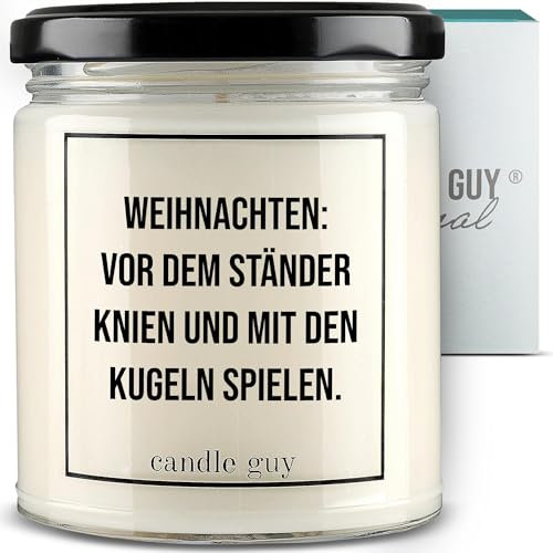 candle guy Duftkerze im Glas [Brennzeit 70h] - Duft-Kerze handgemacht mit Spruch | Freches Geschenk für Frauen, Freundin, Geburtstag | 100% Sojawachs, schöne natürliche Düfte mit ätherischem Öl
