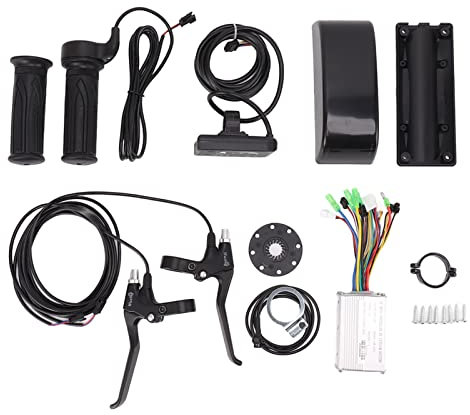 RiToEasysports Elektro-Fahrrad-Controller-Kit, 15 A, 36 V, 48 V, 250 W, Bürstenloser Motor-Controller-Kit, Elektro-Fahrrad-Motor-Controller, S810-Display-Set, Geeignet für Elektro-Fahrrad,