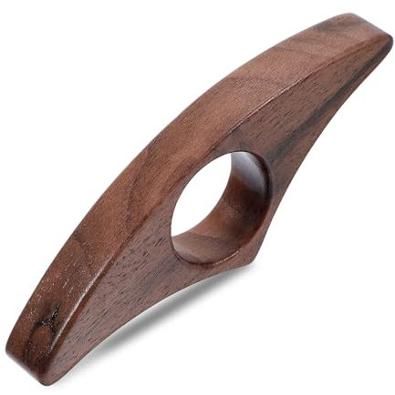 Nogeqi Buchseitenhalter Daumen aus Walnuss, Holz Buch Seitenhalter für Bücher Zubehör, Natur Geschenke für Leseratten Thumb Page Holder für Buchliebhaber Bücherwurm Geschenck (Medium 22mm)