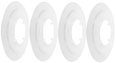 HANABASS 4piezas Protector De Volantes De Bicicleta Cubierta Transparente para Engranajes De Bicicleta Compatible Mountain y Volantes De Cuatro Garras Fácil De Instalar y Quitar