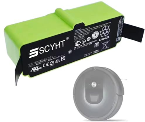 SSCYHT 14,4-Volt-Lithiumbatterie 14,4 V wiederaufladbare Batterien 1800 mAh 5200 mAh 12800 mAh 3500 mAh Staubsaugerbatterie für Kehrmaschine für 900 800 700 600 500 Serie,14.4v1800mah