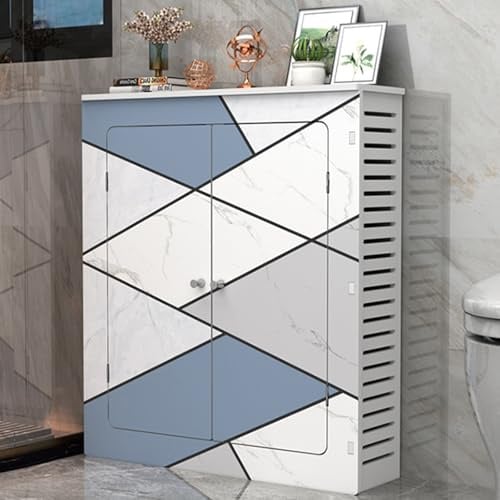 Heizkörperverkleidung für Zuhause, 3-Seitige Heizungsverkleidung, Dekorative Heizkörperabdeckung für Flure, Verdeckt Unordentliche Rohre, Einfache Klickverbindung(70*70*20cm/28*28*8in)