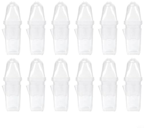 Tidgel Lot de 8 pots de propagation à arrosage automatique avec dôme d'humidité, tasses de démarrage en plastique transparent pour boutures, plantes grasses et herbes (12 cps)