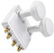 Smart Titanium Gold Monoblock Quad LNB 0.1 dB 13°/19.2° HD-Ready
