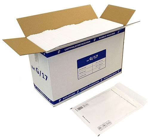 100 Luftpolster Versandtaschen G7 weiss DIN A4