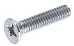 100 Stk. DIN 965 A2 M 2.5X20 Senkkopfschraube Kreuz PH EDELSTAHL V2A A2