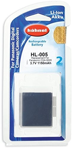 Hähnel HL 005 3,7V 1150mA Ersatzakku Typ Panasonic CGA-S005 für FX8, FX9, LX1