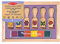 Melissa & Doug Happy Handles Holzstempelset: 6 Stempel und sechsfarbiges Stempelkissen